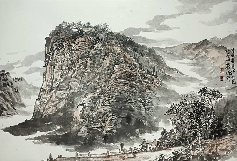 陕西大长安国画院画家旬邑采风写生活动(二)