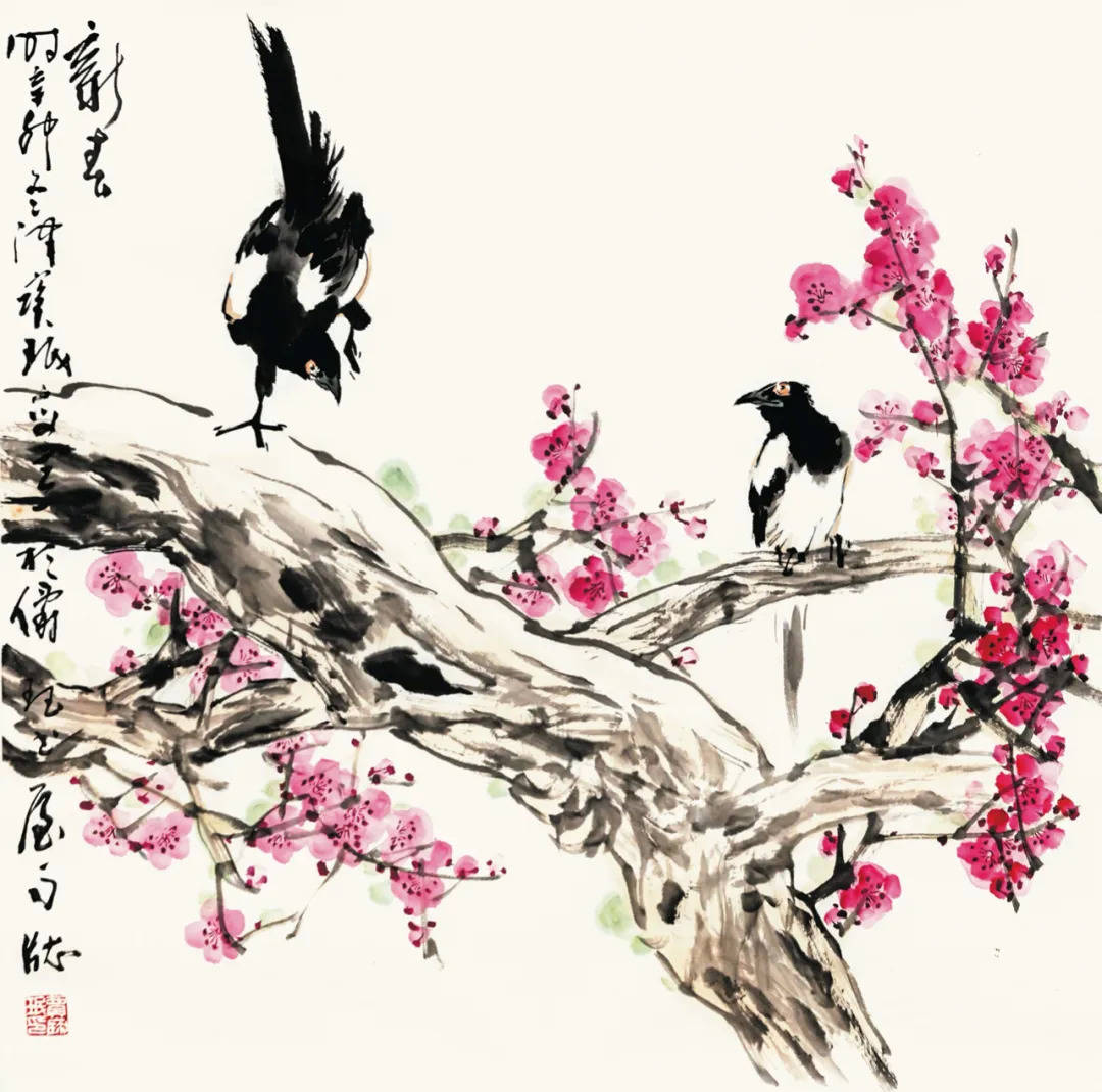 守道传薪—中国著名画家贾宝珉雄安新区巡展_花鸟画