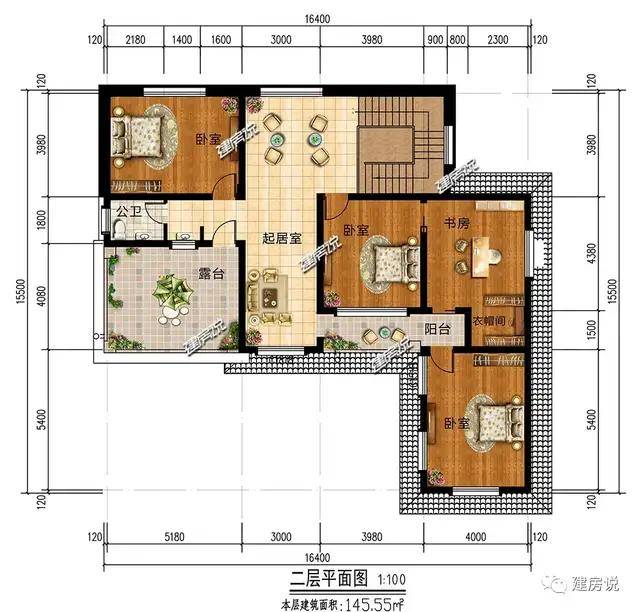 这5款经典别墅户型一栋都不能错过,教你l型地基应该怎么建房