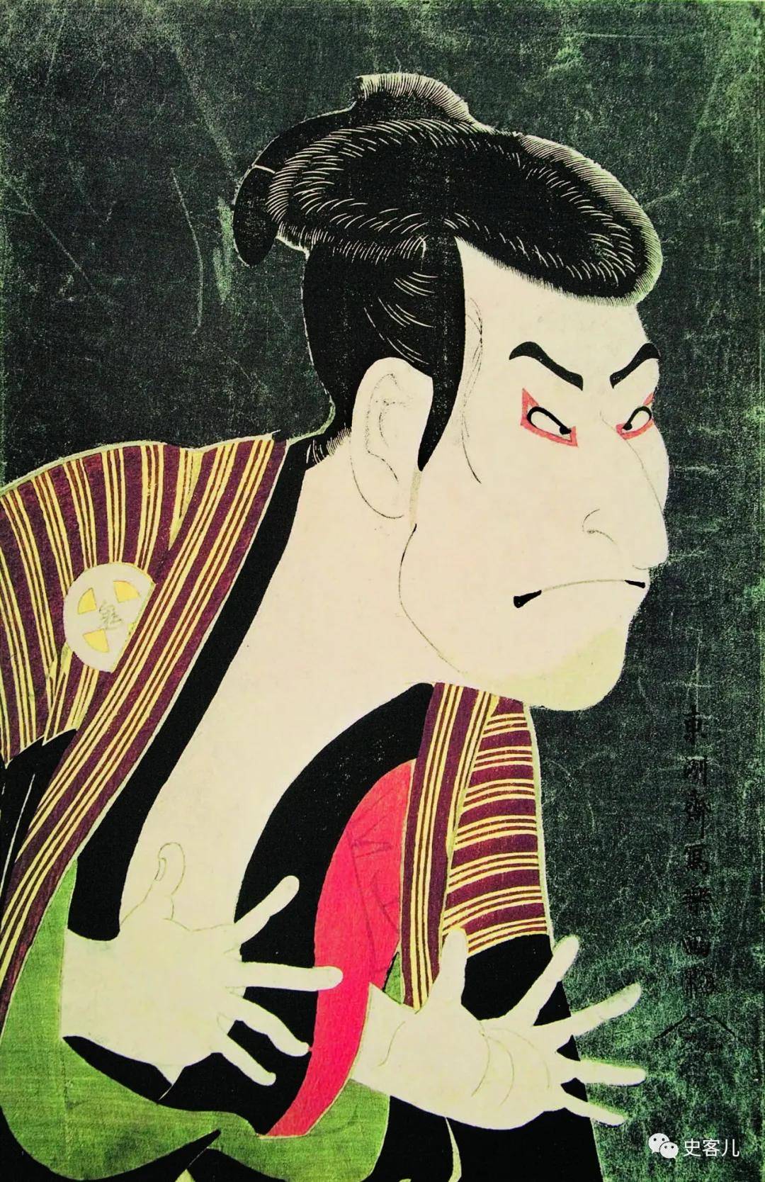 神秘天才歌舞伎画师的横空出世给浮世绘画坛带来强烈