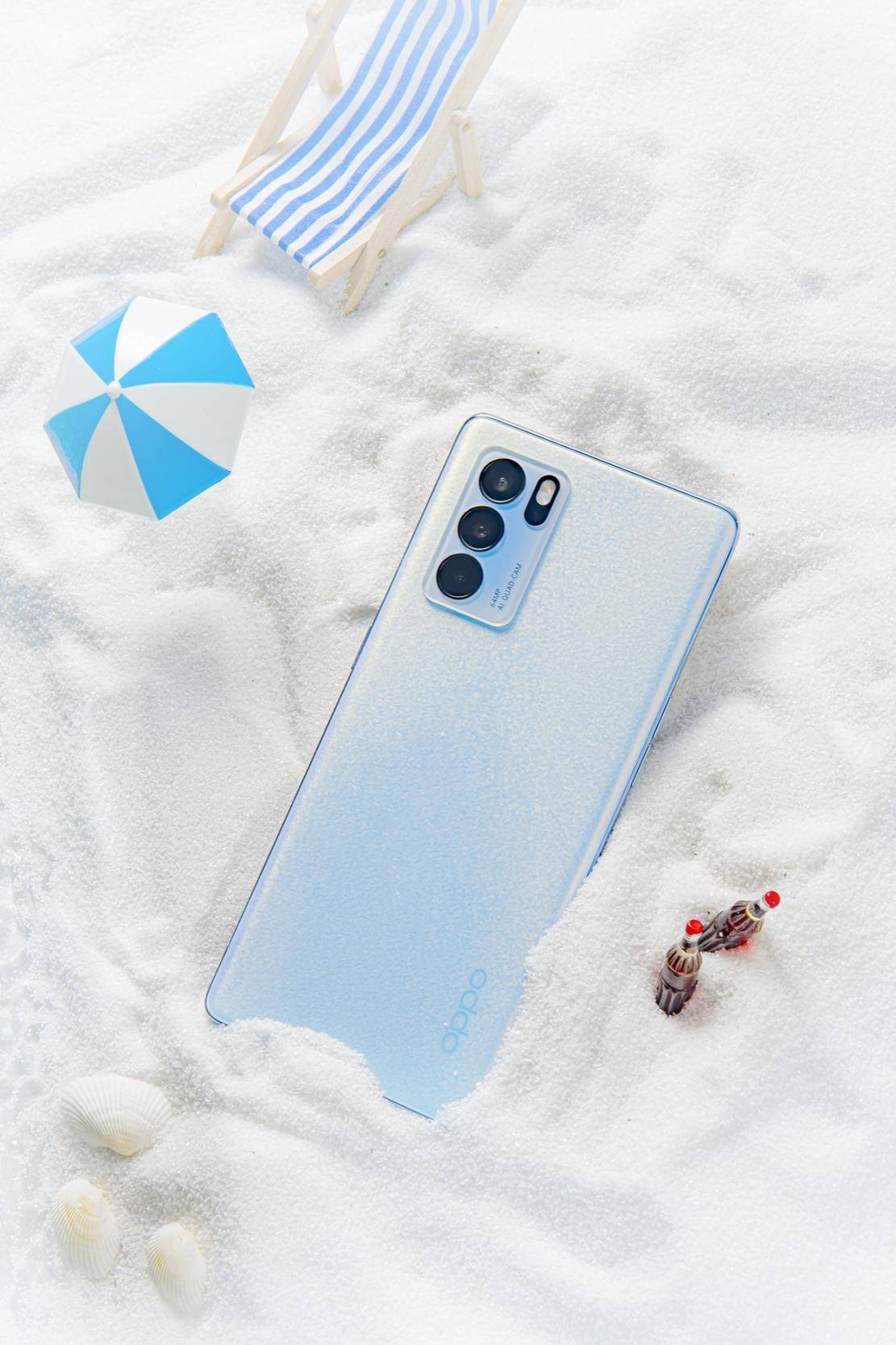 阳光海浪沙滩opporeno6的夏日图赏