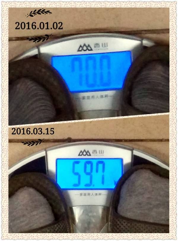 体重秤示数:找不到1.1拍的了.就用1.2号的作对比吧,差不多