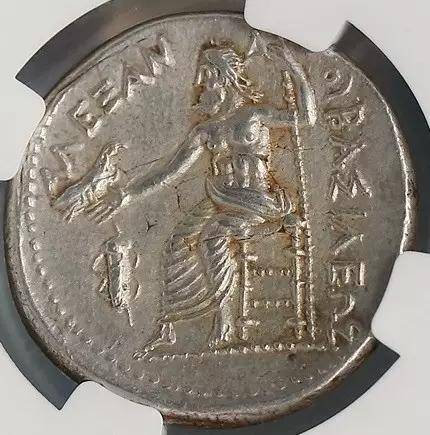 古希腊亚历山大大帝银币,早期逝后版,公元前323-300年发行,这枚币