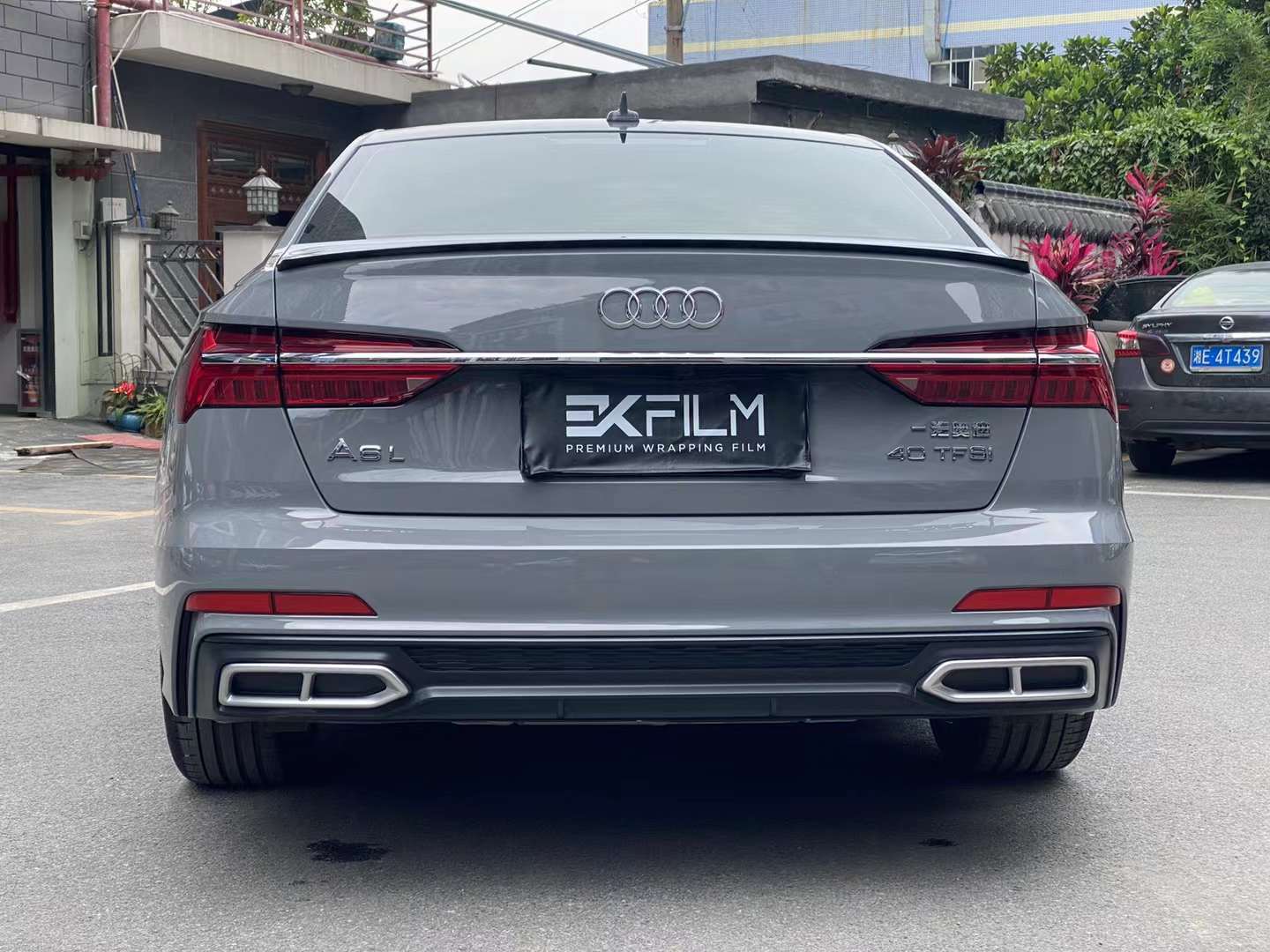 ekfilm改色膜案例奥迪a6lpet纳多灰