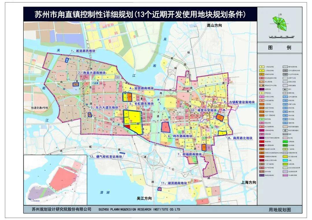 甪直镇,吴中区郭巷北部片区最新规划!不止新增学校!