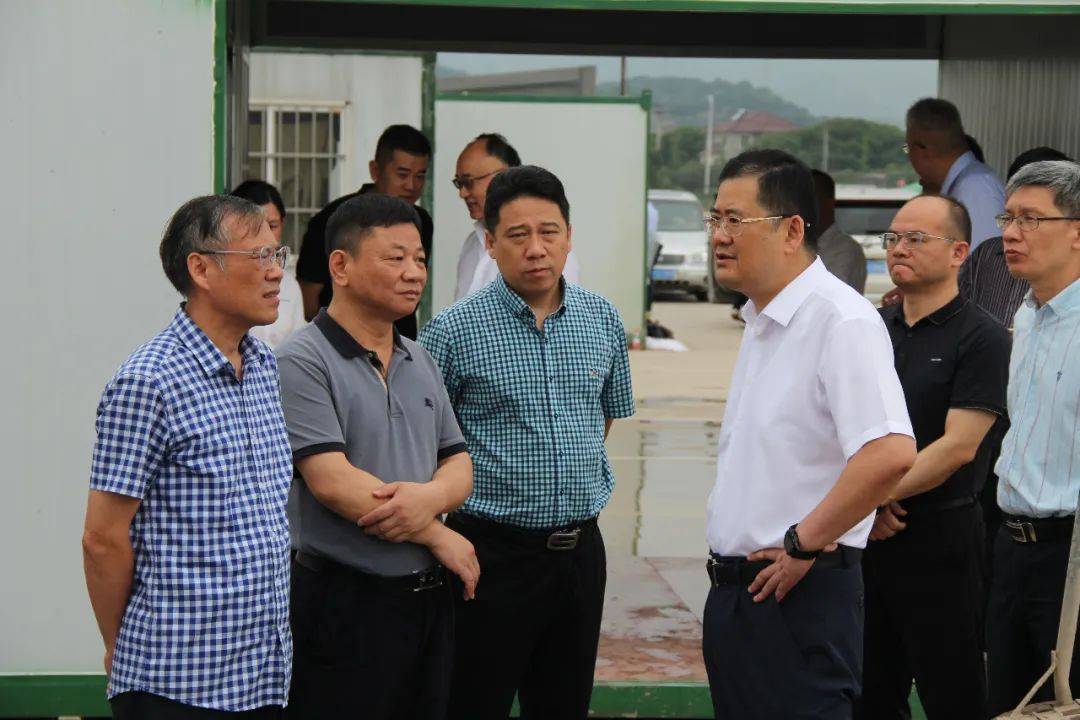 诸暨市委副书记市长胡华良莅临海亮股份调研有色智造园项目建设
