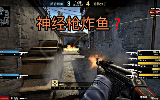 在csgo游戏中,你们能分辨得出开挂和炸鱼吗?