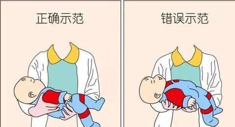 原创新生儿抱不对易抱成"歪脖子"几种毁脊柱和毁身高抱姿,提早避开