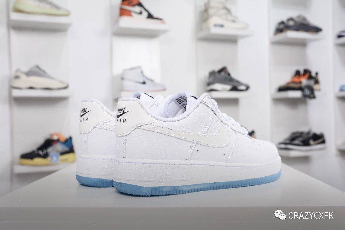 耐克空军一号nikeairforce1uv白蓝紫外线热感应变色低帮运动板鞋