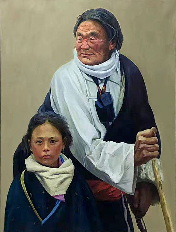 《希望》油画160×120cm