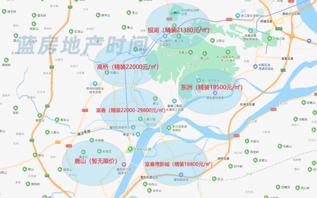 新十区系列丨之江滨江外溢2字头 选银湖还是富春?_富阳