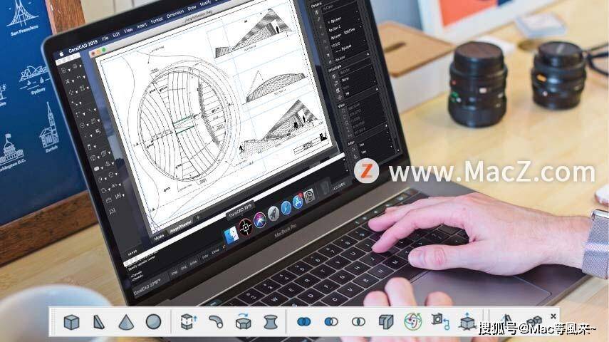 苹果mac 2d制图和3d设计工具:corelcad