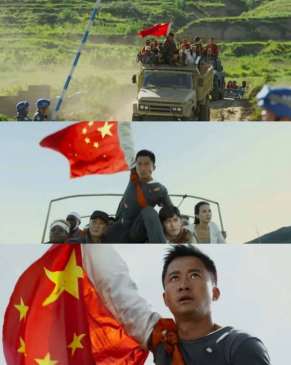 原创真"战狼2"剧情!中国小伙在约旦被劫持后,举起五星红旗退敌