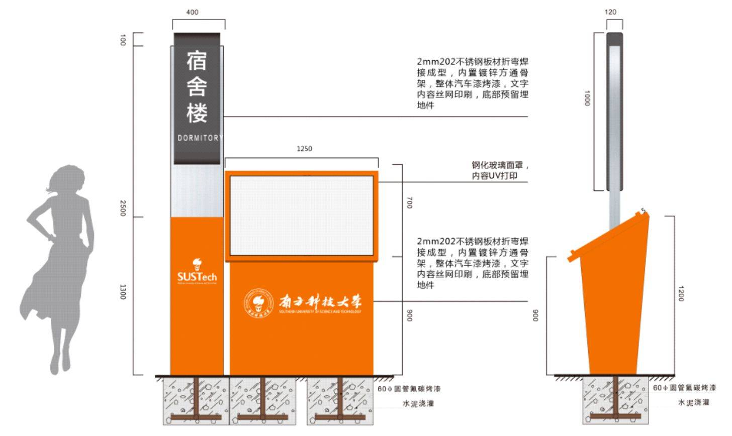 校园标识标牌如何设计制作