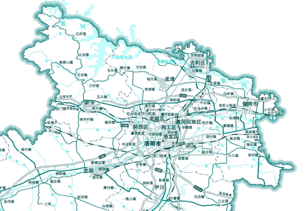 孟津县,吉利区合并成孟津区,为何能使洛阳成为被黄河贯穿的城市