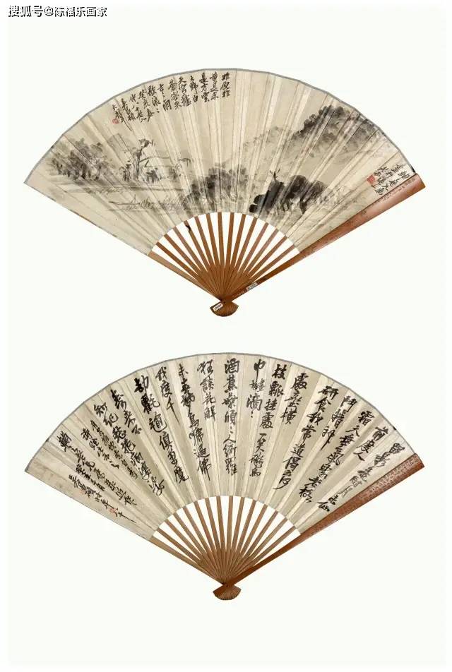 海派大师吴昌硕罕见的扇面精品欣赏