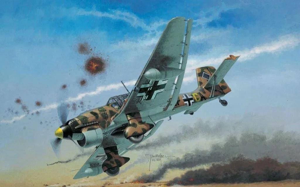 "尖叫死神"斯图卡:二战德国空军的死亡利器