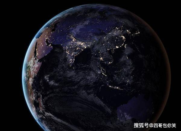 原创地球卫星夜景图暗藏欢乐与悲伤印度似乎正在变成地球主要角色