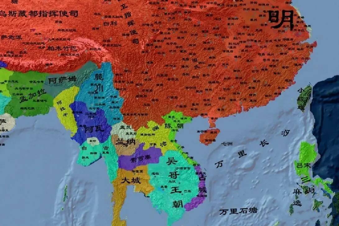 而就在明朝建立之初,对越南统治长达一个半世纪的陈朝已经开始走向