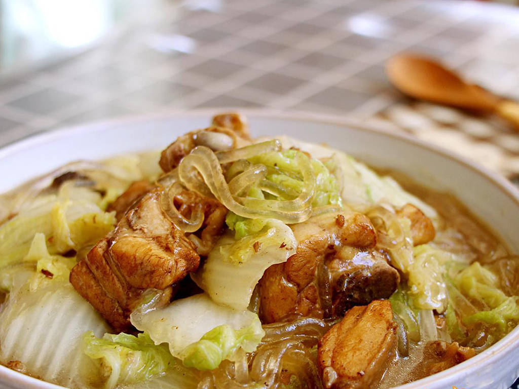 土豆炖白菜东北炖菜经典四季家常味道苦寒季节的蔬菜吃食