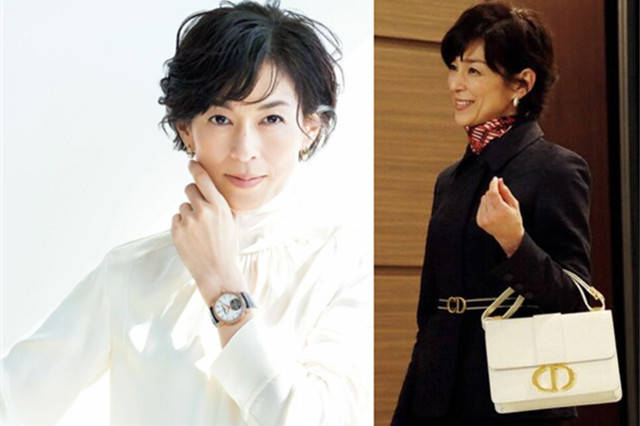 离婚后铃木保奈美风格大变少了莉香的柔美多了中性冷艳美