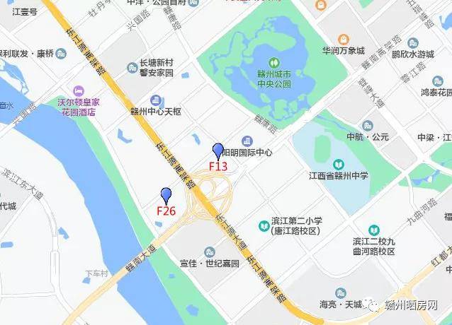 股权拍卖涉及赣州章江新区蓉江新区重磅地块