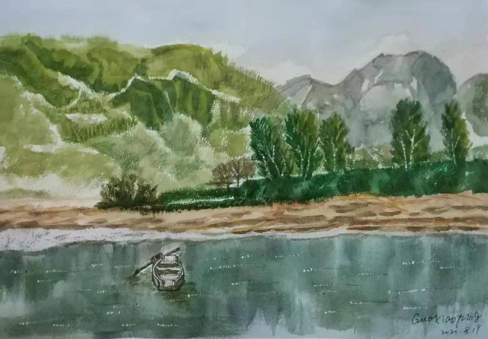 幸福的源泉2021年绘画,幸福的源泉绘画 幸福原创画吧2021年第三十三期画友部分绘画作品分享