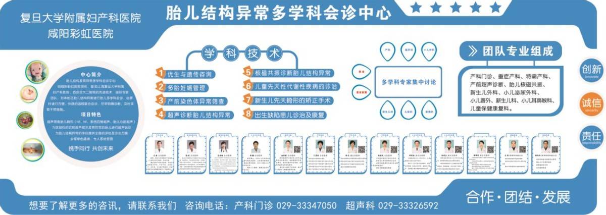 咸阳彩虹医院胎儿结构异常多学科会诊中心成立