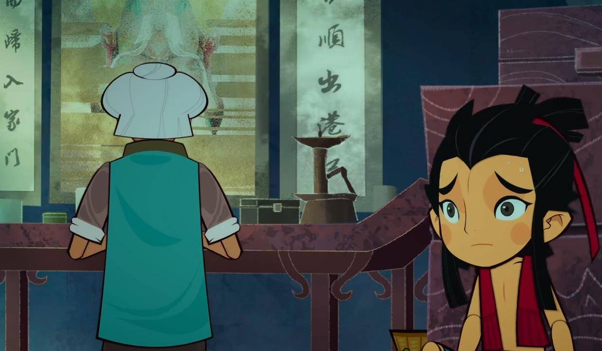 flash做的中国风动画电影《江海渔童之巨龟奇缘》