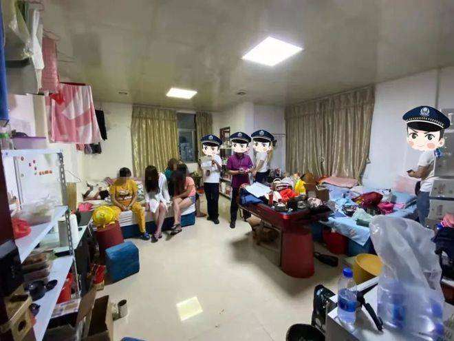 云浮大扫黄突查休闲会所抓了十几人