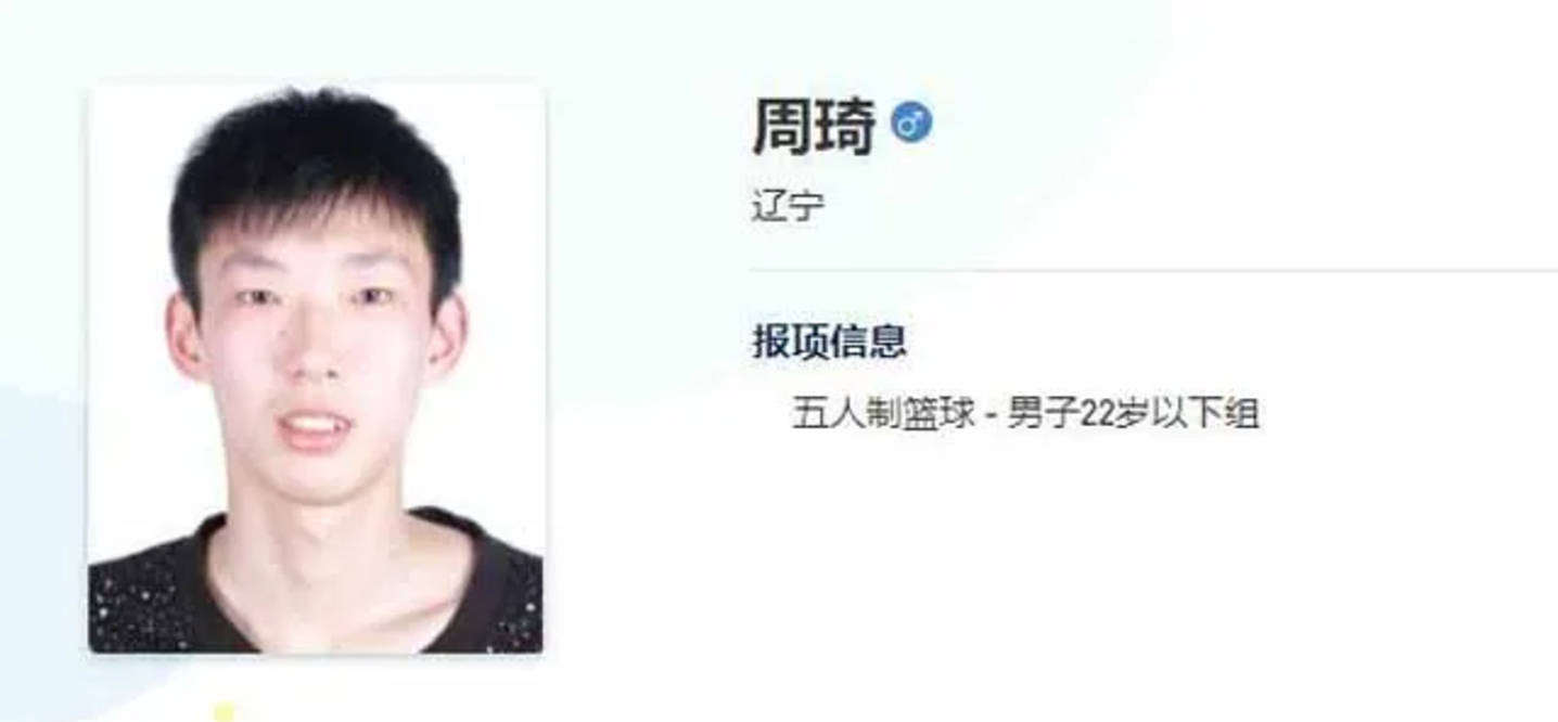 男篮证件照出炉,周琦杜润旺像小学生,全运会能上点心吗?_照片