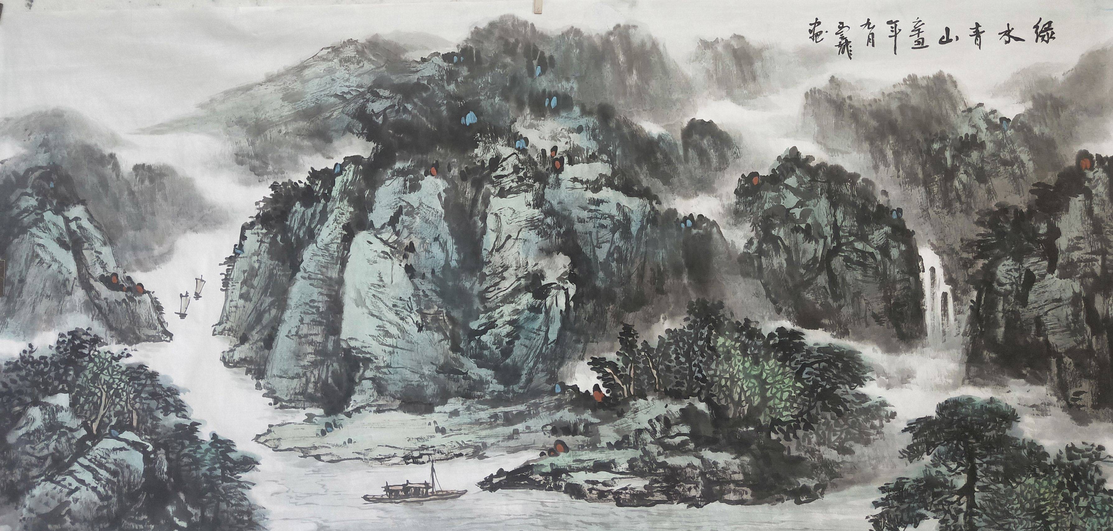 「翰墨名家」画家白云龙艺术作品赏析