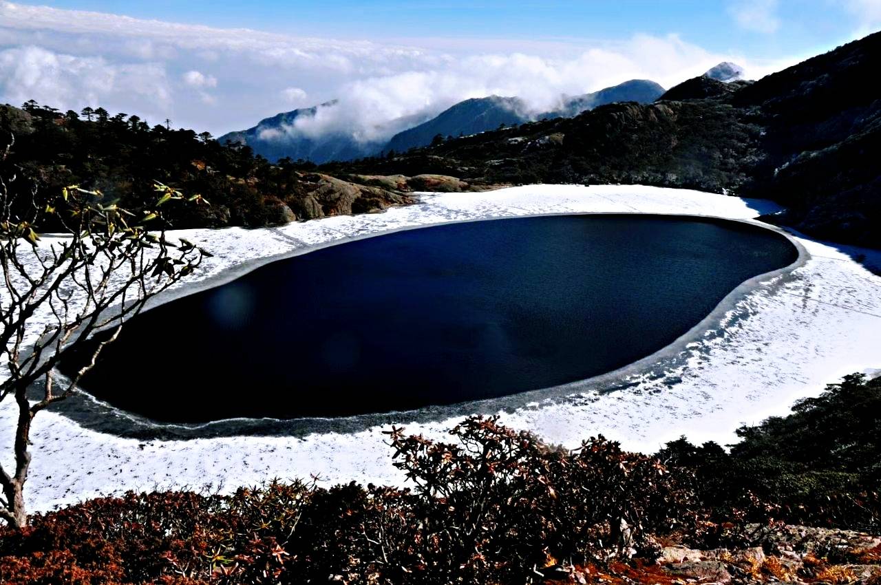 阳糯雪山境区内群山起伏,峰峦叠翠,众多珍奇动植物遍布期间,自然风光