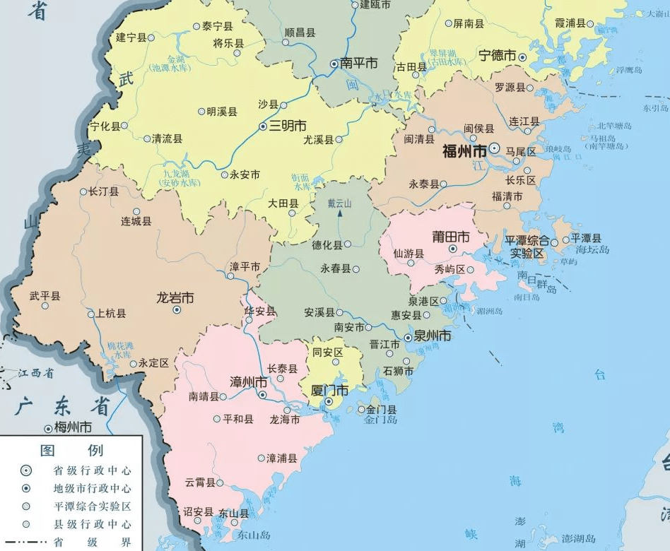 福建省的区划调整9个地级市之一漳州市为何有11个区县