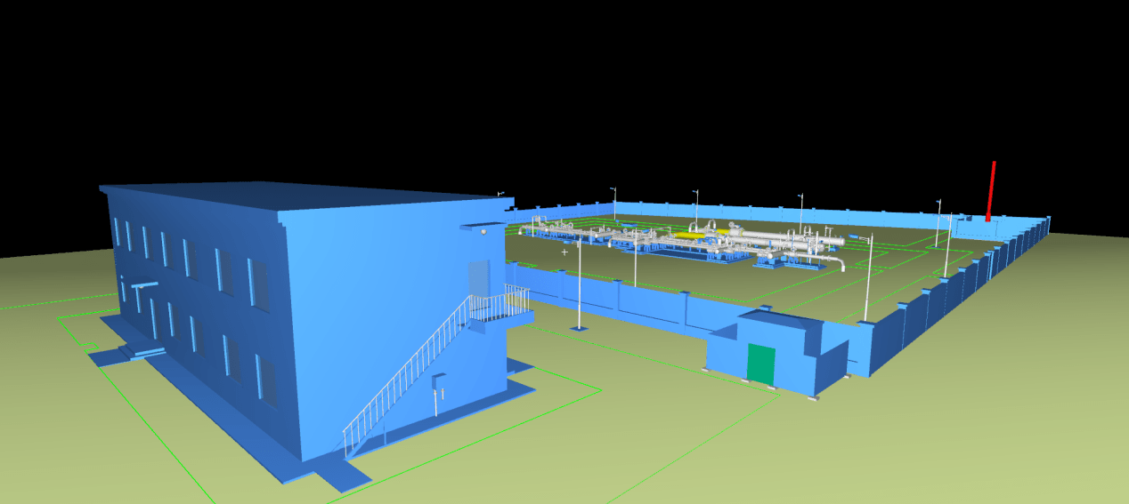 燃气站三维数字化管理燃气站三维扫描建模