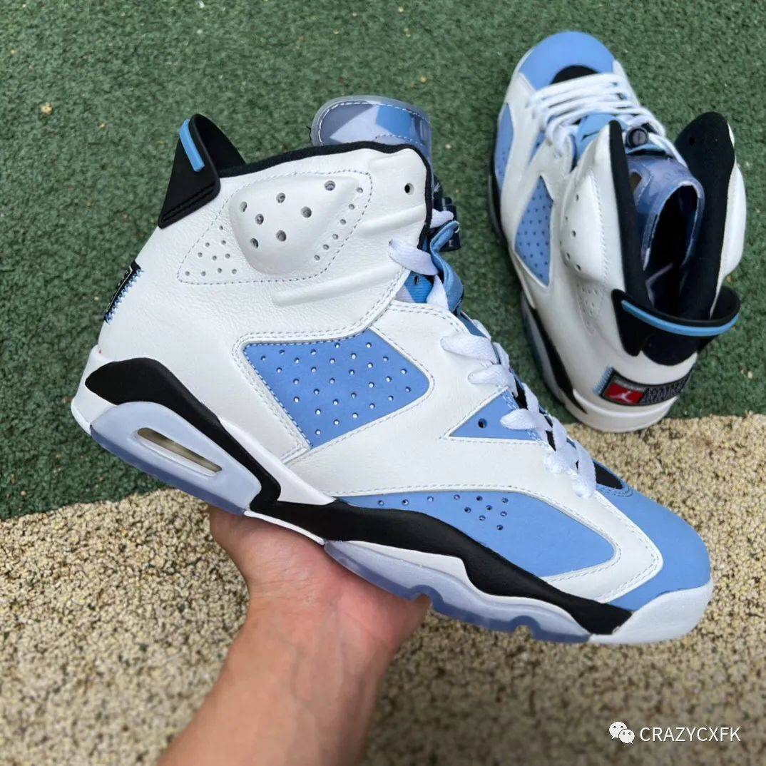 乔丹aj大学蓝airjordan6universityblue北卡蓝运动鞋ct8529410