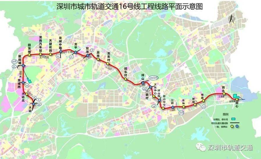 深圳地铁22号线最新线路图曝光,站点设置在这些地方!