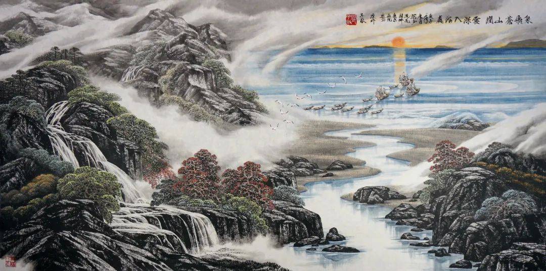 著名画家邓子敬近年中国画作品展示