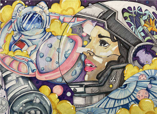 60余件美术作品精彩亮相,群星美术学校"向美而生"校园艺术节美术作品