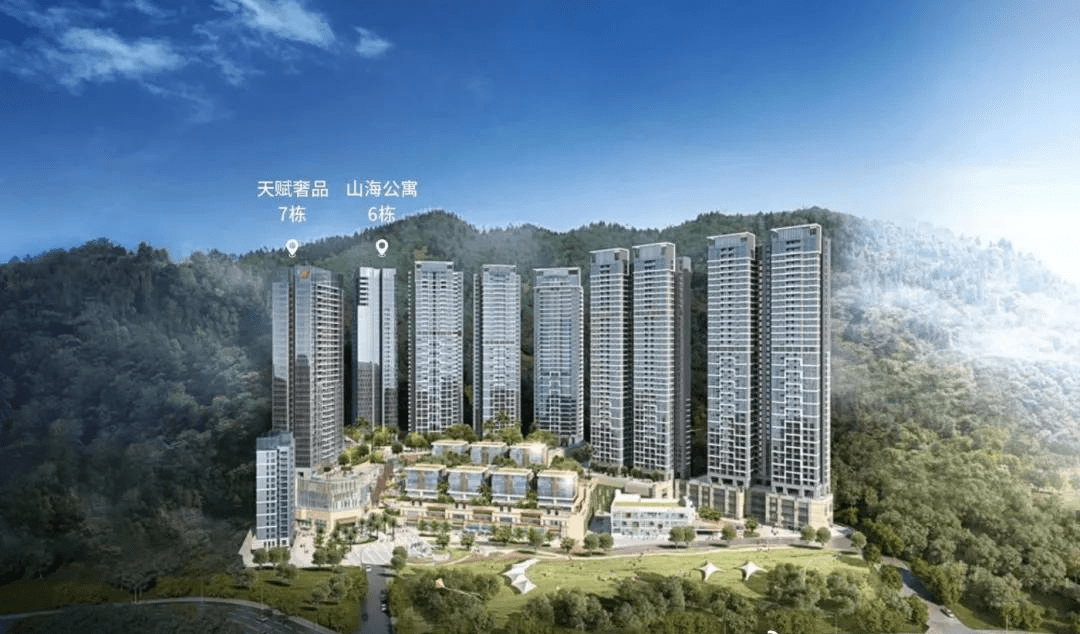 新世界临海揽山公寓作为大湾区拥有半山半海资源的高端公寓项目,是