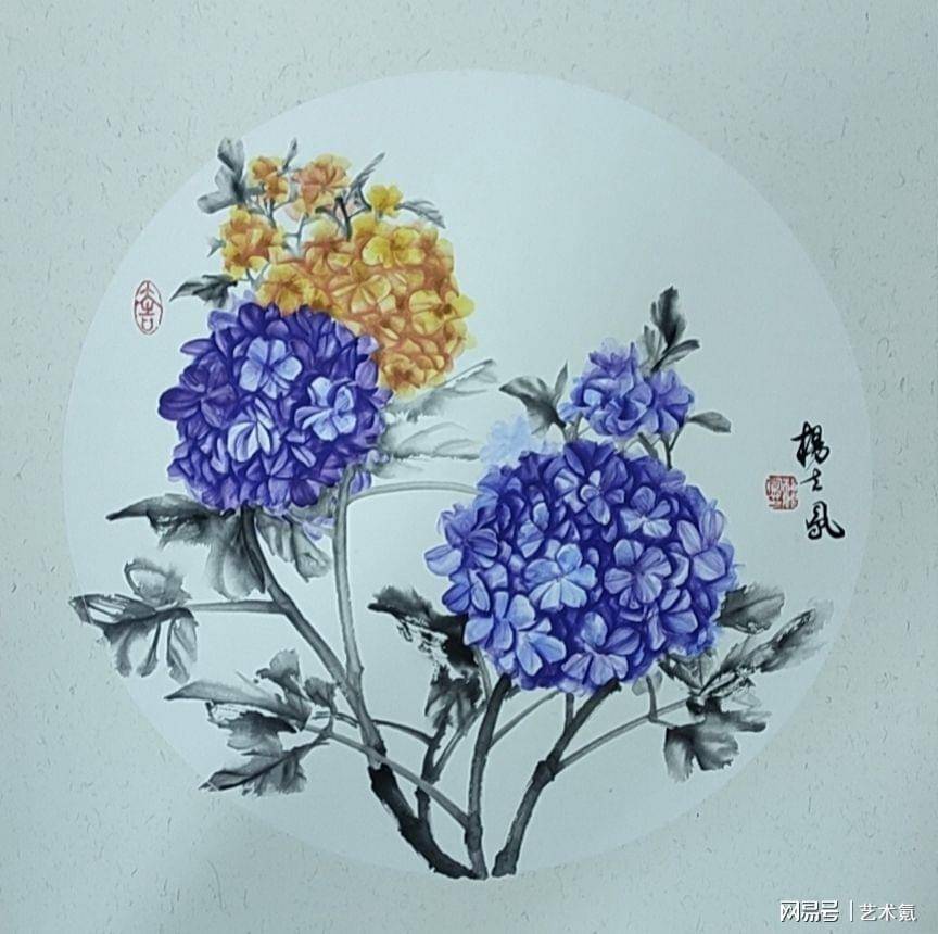 立体绣球花—姚黄魏紫