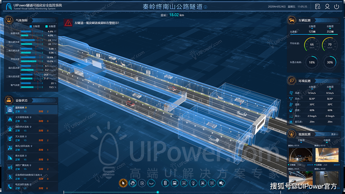 智慧隧道数据可视化案例介绍
