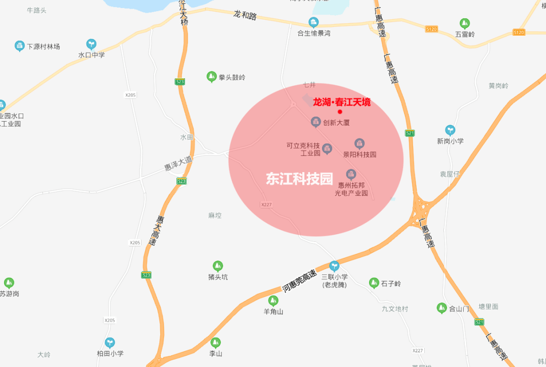 由仲恺高新区东江科技园投资建设并与惠州市第一中学联合办学,其中