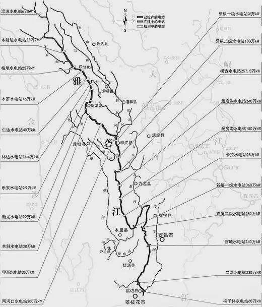 说说雅砻江水电开发还有规划中的牙根水电站