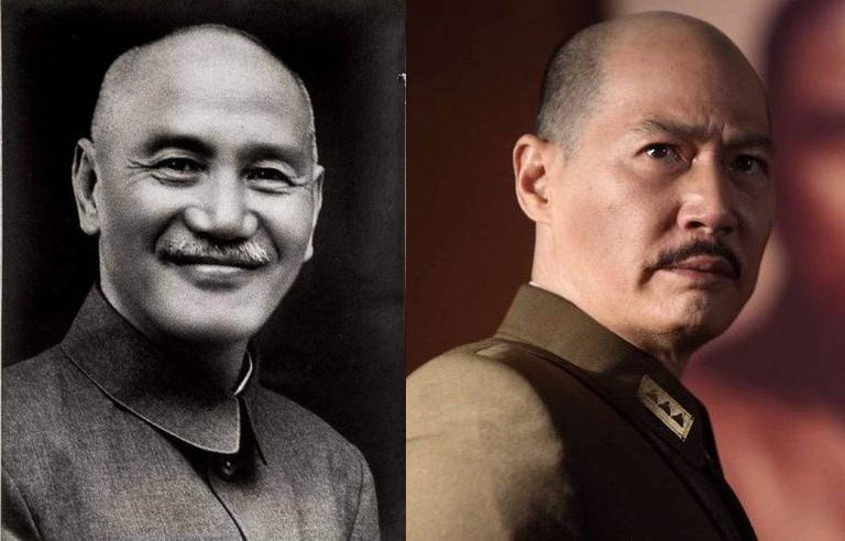 张国立之前,许多人在电视或电影中塑造过蒋介石,其中孙飞虎版和马晓伟