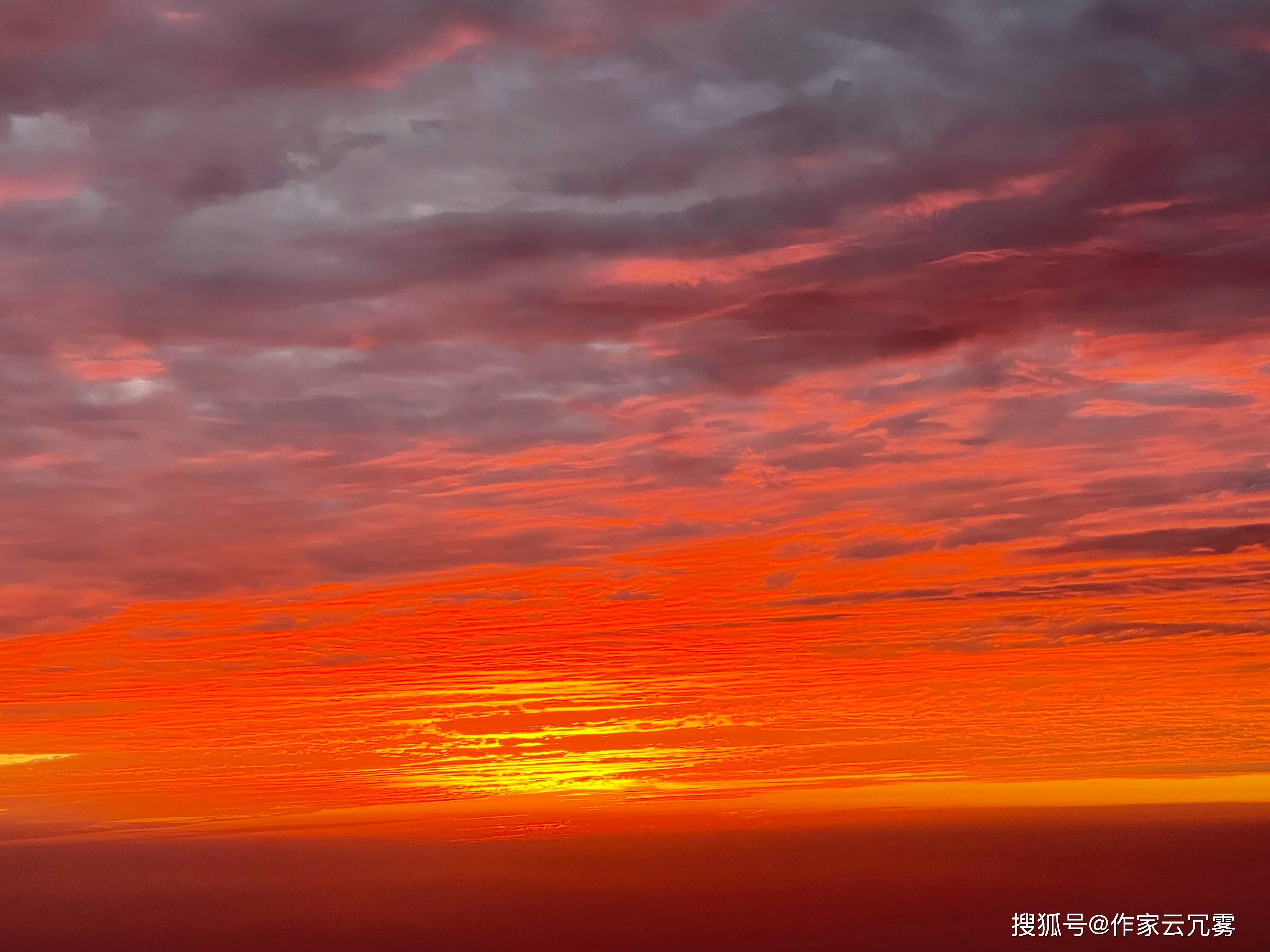 原创诗词里的火烧云,好景易逝人生无常,珍惜生活的点滴美好