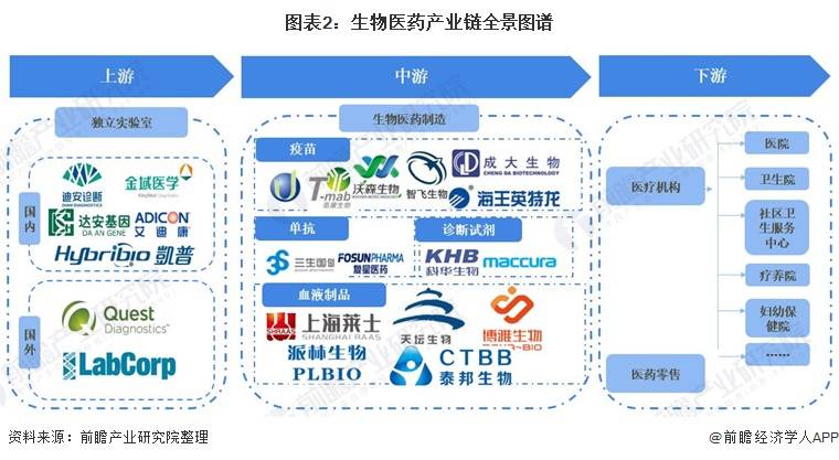 干货生物医药产业链全景梳理及重点区域分析北京长三角地区协同发展