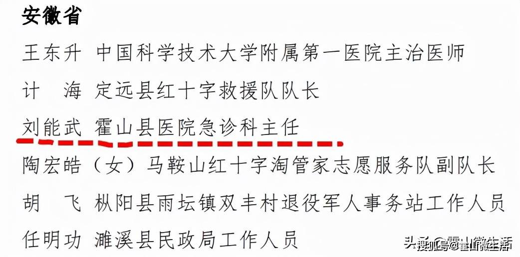 霍山县医院急诊科主任刘能武,2005年10月参加工作,本