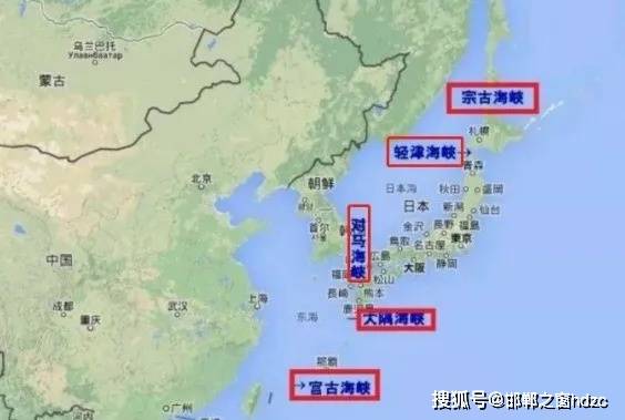 【趣谈】中国海军舰队穿过对马海峡进入日本海,其中一艘名为邯郸