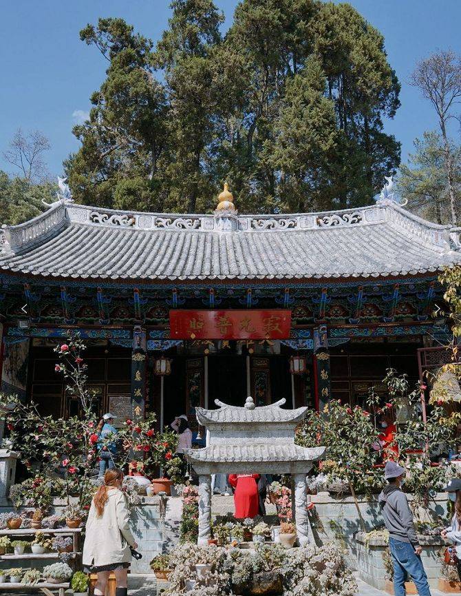 原创大理苍山脚下的尼姑庵,只请花不请香,寺庙内充满了诗情画意